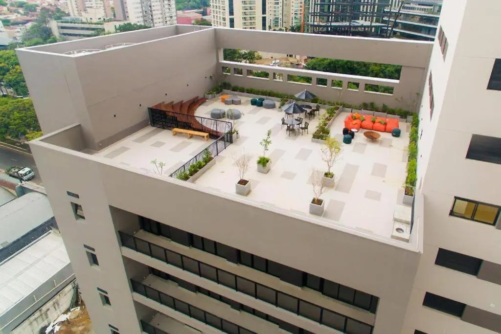 아파트 Vila Olimpia Studio Good Local Piscina Coworking Rooftop Cinema Gym 상파울루 브라질